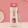 Taza Aislada Infantil Marvel de Hielo y Nieve con Popote de Beber Directo, Doble Tapa y Funda para Taza, Hecha de Material 316, Portátil, Alto Valor Estético, Taza Linda
