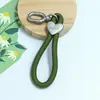 Huayang Cordón de Teléfono Tejido Floral Llavero Correa de Mano Anti-Pérdida Cadena de Teléfono Cuerda de Poliéster DIY Colgante Cruzado