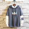 Conjunto de Moletom com Capuz Masculino Estilo Coreano Moderno Conjunto de Duas Peças Primavera e Outono Novo Casual Esportivo