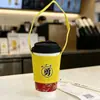 Suministro directo de fábrica, funda para taza de té con leche, funda para taza aislante portátil, bolsa para embalaje de café y bebidas, funda para taza de lona de algodón portátil