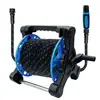 Pistola de Agua a Presión para Lavado de Autos Pistola Pulverizadora Carrete de Manguera Suave Trenzada Potenciador Herramienta para Regar Plantas Lavado de Pisos Limpieza Potente de Patio en Casa