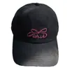 Boné de Baseball Bordado com Laço de Letra para Mulheres Estilo Coreano Casual Versátil Chapéu de Primavera e Outono Proteção Solar de Verão para Homens Boné com Aba