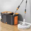 Mop Rotativo Doméstico Limpeza com um Mop Novo 2025 Torção Automática Desidratação Mãos Livres Lavagem Mop Balde Economia de Trabalho Preguiçoso