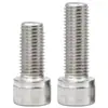 En Stock Tornillos de Cabeza Cilíndrica Hexagonal de Acero Inoxidable 304 M1.4~M30 Tornillos de Cabeza Cilíndrica Moleteada