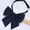 Uniforme Jk Corbata de Moño Pluma Gigante Raíz Azul Cian Color Sólido Pulsera Japonesa Cuello de Estudiante Universitario Traje Bow Slayer Pequeño