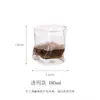 Xícaras de Chá de Alto Valor Estético, Copos para Café, Café da Manhã, Leite, Vinho, Pequenos Presentes, Copos de Vidro Torcido Estilo Ins para Venda por Atacado