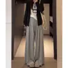 Pantalones culotte de encaje plisado color café para mujer, nuevo estilo de otoño, pantalones muy bonitos, estilo perezoso petite, pantalones de pierna ancha