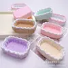 Cesta de Bambú con Encaje Multicolor de Dibujos Animados DIY Pegamento Cremoso Funda para Teléfono Móvil Cuerda para Cabello Horquilla Flor para Zapatos Adornos de Resina Lote