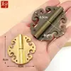 Bisagras de Borde de Encaje Chengyu de Cobre Puro, Bisagras de Latón para Cajas de Madera de Alcanfor, Bisagras en Forma de Mariposa de 180 Grados para Puertas de Gabinetes y Joyeros