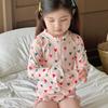 Traje de Baño Nuevo para Niñas de Ins, Infantil, para Mujer, Tesoro de Verano, de Manga Larga, para Aguas Termales, Dulce Amor, Protección Solar, Secado Rápido