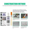 Pegamento Transparente Impermeable Jaysuing, Pegamento Impermeable Multiusos Autorociante a Prueba de Fugas para Sellar Fugas en Paredes Exteriores y Techos