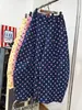 Calça Wide-Leg com Bolinhas Dopamina Estilo Y2K Millennial para Mulheres, Novo Estilo de Verão, Solta, Cintura Alta, Emagrecedora, Casual, Versátil, Atacado, Patchwork