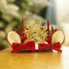 Pinza para el Cabello de Navidad Estilo Nuevo Accesorios para el Cabello de Astas Festival de Navidad Celebridad de Internet Adornos de Astas Lindos Tocado Pinza Doble