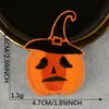 Etiqueta bordada por computadora, pegatina bordada, serie original de Halloween, accesorios de ropa de calabaza, parche adhesivo, parche de tela, pegatina