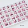 Dongzhou Diamante para Unhas 10*8.8mm Coração Geométrico Fundo Pontiagudo Diamante DIY Brincos Joias Diamante Brilhante Decoração de Unhas Diamante