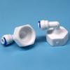 Conector rápido para purificador de agua 62N enchufe rápido 6 puntos rosca interna a 2 puntos codo de conexión rápida 25MM diente interno a tubo PE de 1/4
