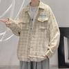 Casaco Estilo Xiaoxiang Masculino Primavera Casual Jaqueta de Lã Estilo Coreano Moderno Bonito Roupas de Primavera e Outono ins Estilo Hong Kong Combina com Tudo