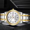 Reloj de cuarzo automático para hombre, elegante, luminoso, resistente al agua, con escala digital y estilo coreano para estudiantes.