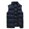 Chaleco Chaqueta Acolchado de Algodón de Color Sólido Otoño e Invierno Estilo Coreano Casual Holgado Chaqueta de Estudiante Chaleco Cálido sin Mangas