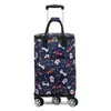 Carrito pequeño para la compra del hogar rueda universal carrito de compras portátil bolso de mano bolsa de compras de papel de aluminio aislante bolsa con ruedas venta al por mayor