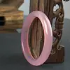 Pulsera de calcedonia púrpura emperador ágata natural delgada engrosada semicírculo pulsera de jade suministro en vivo suministro directo de fábrica