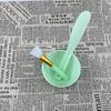Juego de cuencos de silicona sencillos y medianos para mascarillas, herramienta casera para hacer mascarillas, cepillo de silicona para mascarillas, venta directa de fábrica