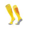 Meias de futebol antiderrapantes com base de toalha para adultos e crianças, espessadas, absorventes de suor, para homens e mulheres, longas, acima do joelho, logotipo personalizável
