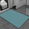 Alfombrilla de Barro Diatomeas para Baño Inodoro Alfombrilla Absorbente de Agua Color Sólido Degradado Resistente a la Suciedad Puerta de Inodoro Alfombrilla Antideslizante Alfombrilla de Secado Rápido para Pies