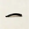 Presilha banana plissada de chifon, presilha vertical, presilha de garra de verão de alta qualidade, presilha para rabo de cavalo na nuca, presilha de cabelo elegante e delicada