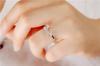 Anillo abierto de plata de ley 925 anillo de mariposa con diamante joyería de plata de ley al por mayor para mujer Corea del Sur
