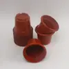 Fornecer flor artificial vaso de plástico 16cm vaso arranjo de flores com flor de grama barato flor de Qingming decoração de cemitério