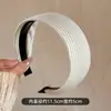 Diadema con Cabeza de Esponja Color Café con Leche Coreana Simple Elegante No Lastima el Cabello Diadema de Color Puro Estilo Coreano Caqui Engrosada Pinza para el Cabello de Niña