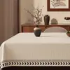 Mantel Festivo Rojo para Bodas, Impermeable, Resistente al Aceite, Lavable, Cubierta para Mesa de Café, Decoración de Habitación de Boda, Cubierta de Mesa