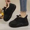 Zapatos de Felpa Gruesa Bajos para Mujer Directo de Fábrica Suela de Plataforma Antideslizante Botas de Invierno a Prueba de Frío para Mujer Venta al por Mayor desde Tiendas Físicas Otoño/Invierno