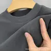 Camisas de Manga Larga al por Mayor para Hombre en Otoño e Invierno, Sudaderas Holgadas de Cuello Redondo, Camisetas Interiores de Terciopelo Alemán, Ropa de Otoño con Ropa Cálida por Dentro