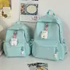 Mochila estudantil moderna e versátil, grande capacidade, leve, design simples, adequada para o trajeto diário, com um toque de alta qualidade