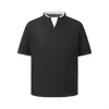 Forn3 Tricô Retrô Estilo Old Money Manga Curta Masculino Verão Conjunto de Duas Peças Casual para o Dia a Dia Top Meia-Manga Tendência Ins