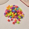 Pinza para el cabello Mini Flor Pequeña Arcoíris Hyun-a Color Infantil Pinza Pequeña de Pata Venta al por Mayor Pinza de Frijol de Caramelo Adorno para la Cabeza de Mariposa Bebé