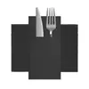 Juegos Desechables de Cuchillo y Tenedor de Colores con Servilletas, Logo Personalizable, Juegos de Cuchillo y Tenedor Plegables para Restaurantes Occidentales y Hoteles, Servilletas Libres de Polvo
