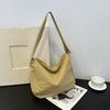 2026 Verano Nuevo Estilo Coreano Nicho Estilo Perezoso Fresco Cuadros Gran Capacidad Casual Versátil Bolso de Hombro Tote