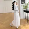 Vestido Largo de Maternidad de Moda Estilo Coreano Suelto Nuevo Verano 2026 + Chaqueta de Encaje para Maternidad