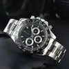 2023 masculino comércio exterior AliExpress estação independente venda quente masculino cinto de aço cinto Relógio Lao quartzo relógio multifuncional