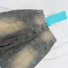 Jeans Vintage Lavados de Corte Delgado Sueltos de Cintura Alta, Estilo Retro Suelto, Favorecedores, Caída Suelta, Control de Vientre, Pantalones de Pierna Ancha, Pantalones Largos para Mujer