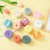 4cm * 10 yardas cinta de hilo de cola de pez de color mágico bolsa encaje poliéster onda hilo de nieve flor fresca embalaje para hornear venta al por mayor