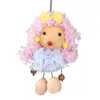 Muñeca de nuez, lindo juguete colgante, kit hecho a mano, kit de material de muñeca de vaina, accesorios para colgar en bolsa, venta al por mayor