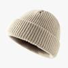Chapéu de tricô espessado feminino coreano outono e inverno chapéu pele de melão masculino quente curto frio chapéu de lã fabricantes atacado