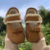 Nuevas Pantuflas de Algodón 2025 para Mujer, Estilo Mary Jane Cerradas para Invierno, Suela Gruesa, Antideslizantes, Cómodas, Estilo Japonés, Adecuadas para Uso en Exteriores en Otoño e Invierno