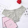 Exclusivo transfronteiriço para mulheres renda sexy cintura baixa renda comércio exterior triângulo plus size seda gelo sem costura lingerie feminina desejo puro