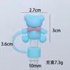 Tapa para Popote Stanley 10mm Diámetro Grande PVC Popote Suave Tapa Muñeco de Dibujos Animados Tapa Antipolvo Mayoreo