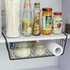 Estante de almacenamiento para cocina, gabinete colgante, estante para debajo del gabinete, esencial para dormitorio, estante de almacenamiento en capas para armario, cesta colgante para debajo del escritorio